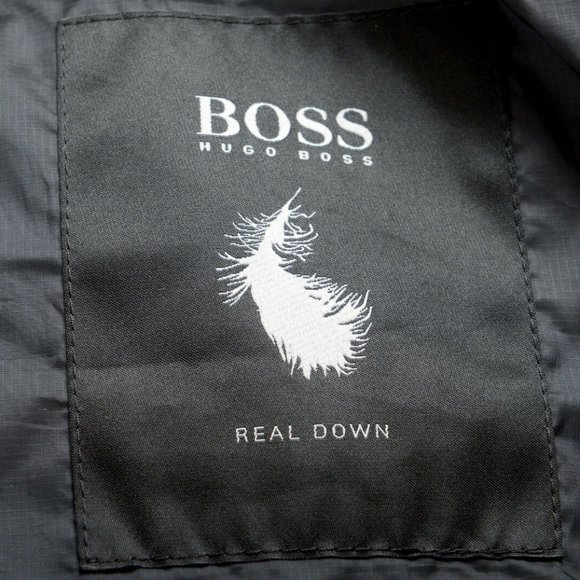 Hugo Boss Men's "Deil" Red Down Parka Jacket - Picture 8 of 8